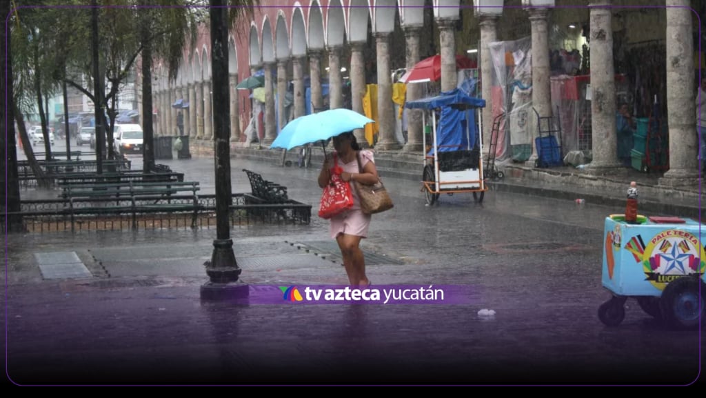¡No olvides el impermeable! Revelan A QUÉ HORA Y DÓNDE lloverá en Yucatán hoy, jueves 1 de octubre