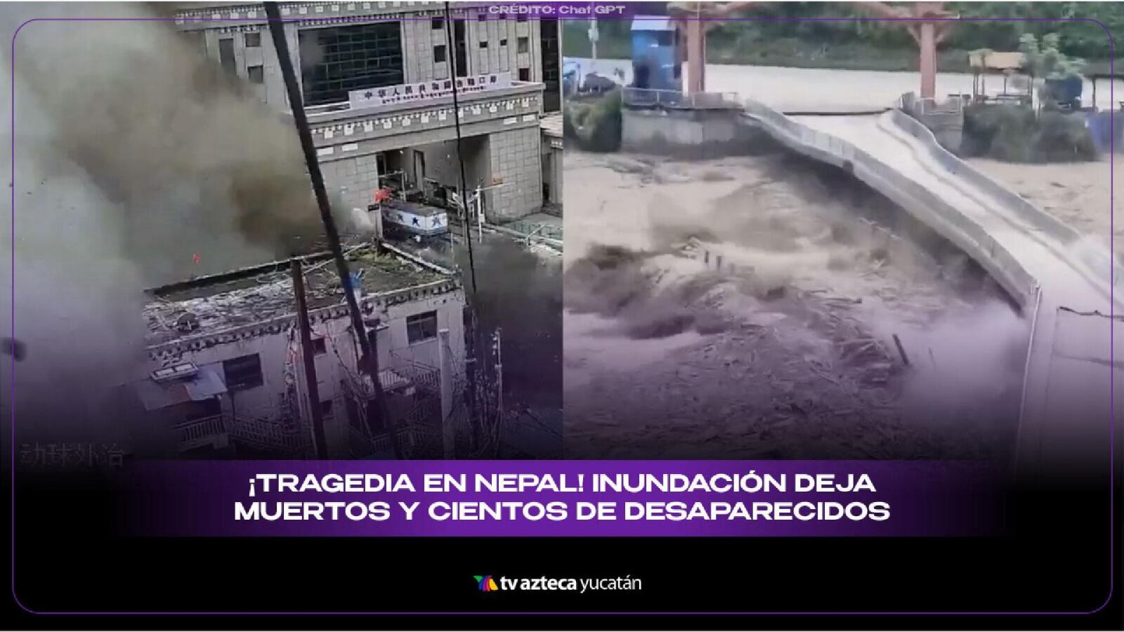 ¡Trágico! Inundación en Nepal y Tíbet deja 22 MUERTOS y 384 DESAPARECIDOS; videos y fotos virales