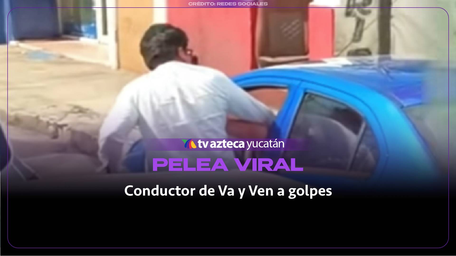 ¡Otra vez! Captan nueva PELEA entre chofer de Va y Ven y automovilista (+VIDEO)
