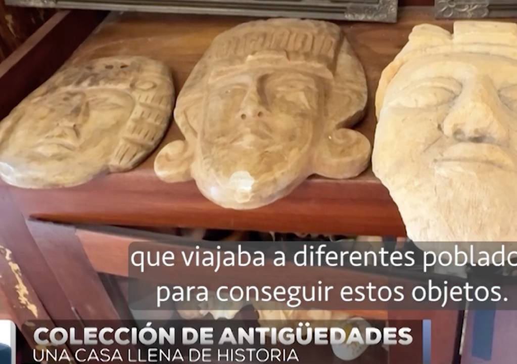Tienda de antigüedades en Mérida muestra el viaje de un hombre a diferentes poblados