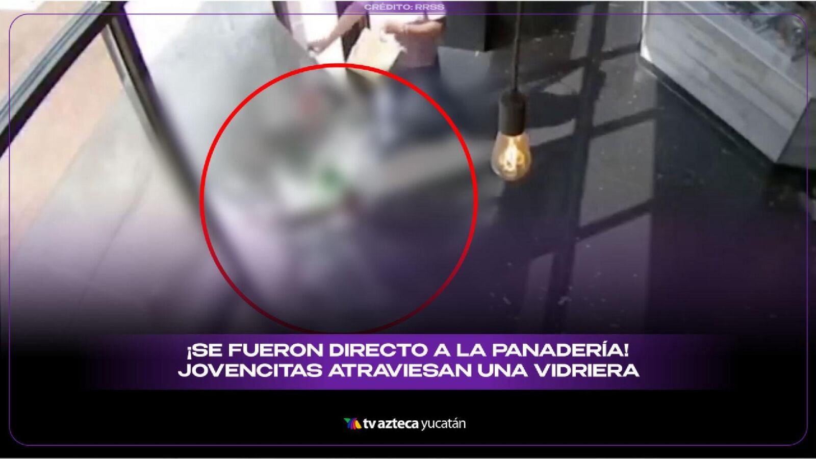 Jovencitas terminan ESTRELLADAS en una panadería, iban en ‘patín’ a toda velocidad y terminaron atravesando una panadería