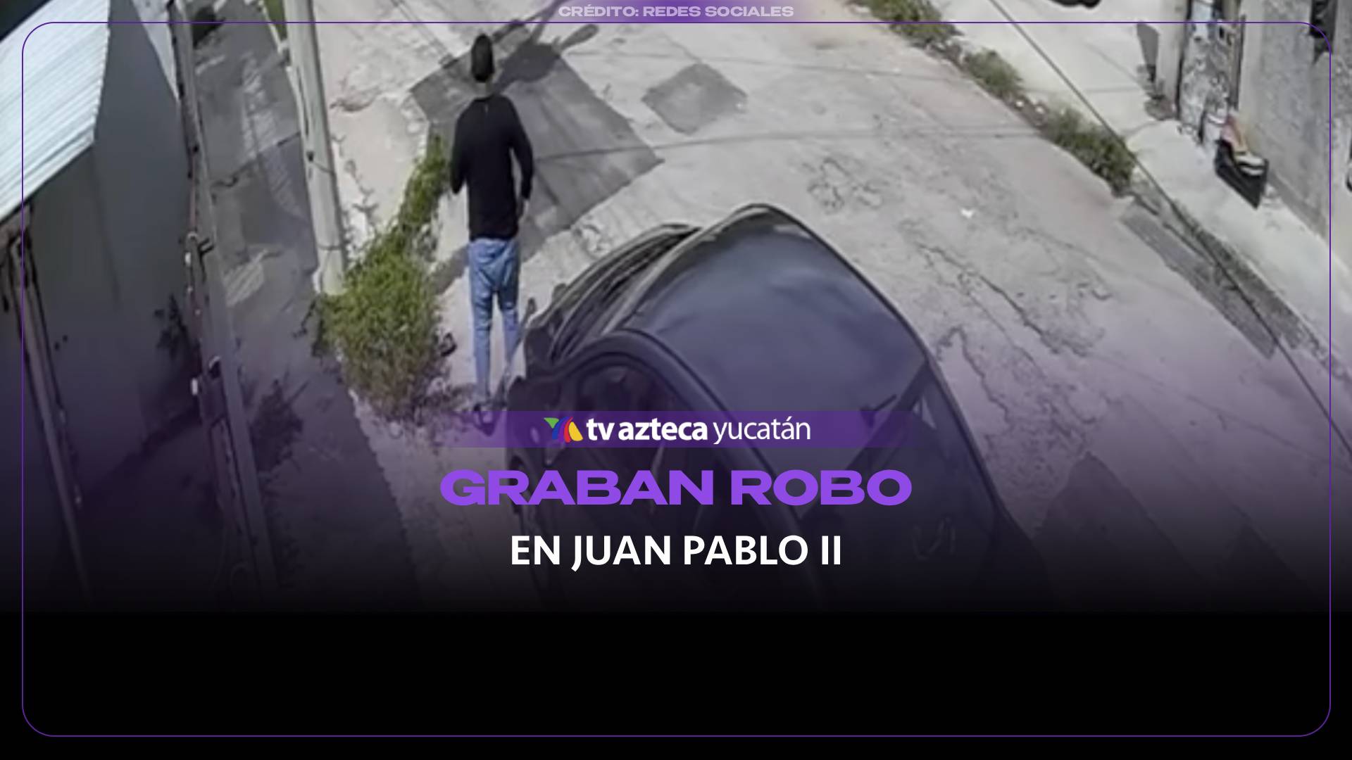 ¡A plena luz del día! Entran a ROBAR a una casa en Juan Pablo II y quedan grabados: VIDEOS
