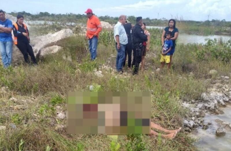 FOTO Hombre muere ahogado en aguada de Progreso