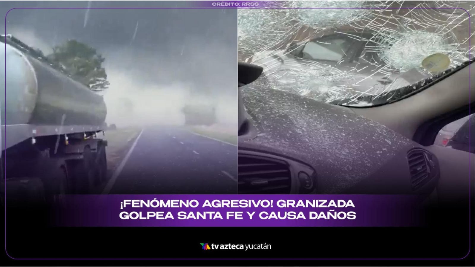 ¡Fenómeno AGRESIVO! GRANIZADA GOLPEA en Santa Fe a miles de familias