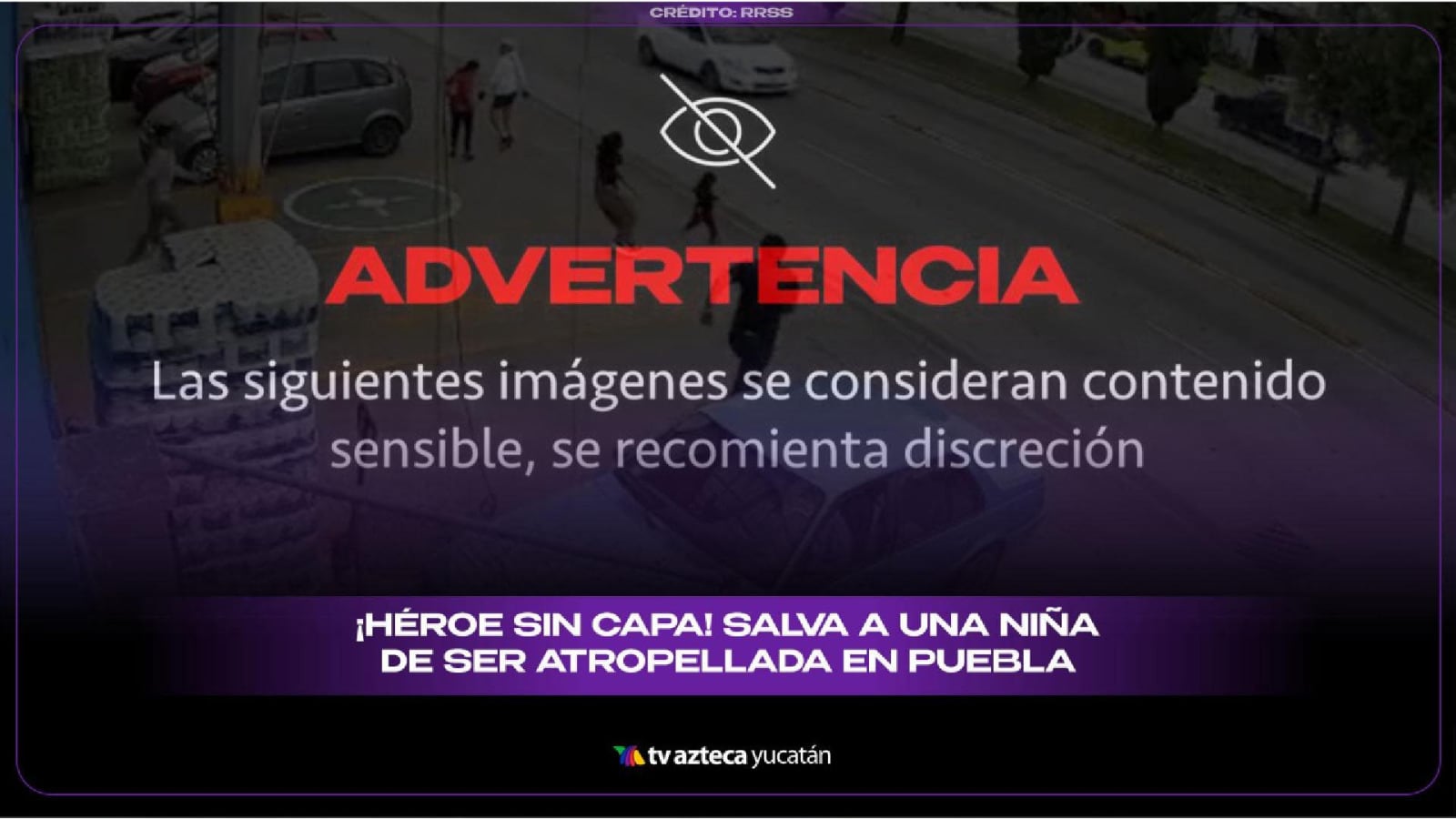 Héroe SIN CAPA; trabajador salva a una pequeña que salió corriendo a la carretera