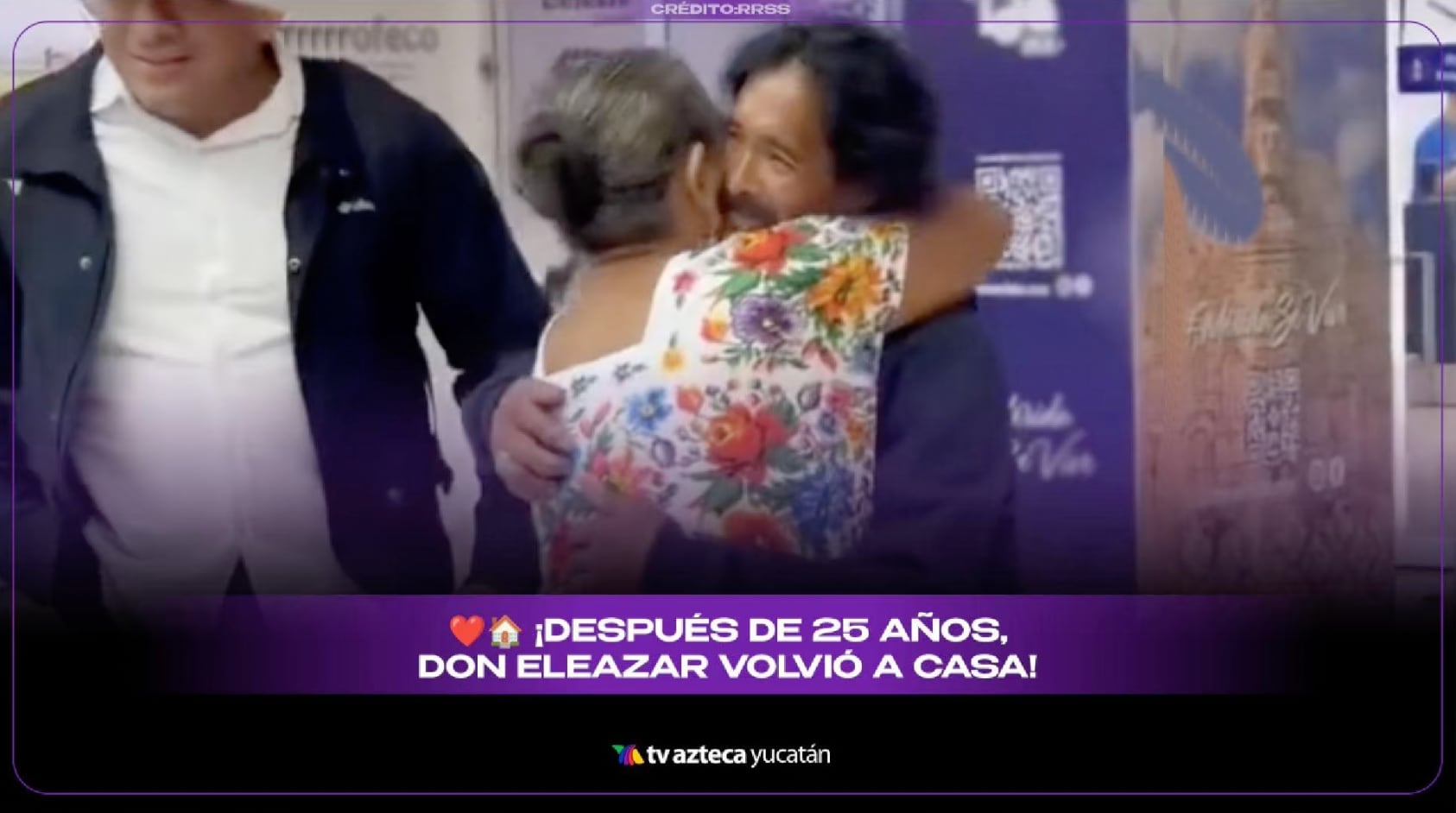 Tras 25 años viviendo en la basura de Tijuana, Don Eleazar regresa a Muna y así se reencontró con su familia