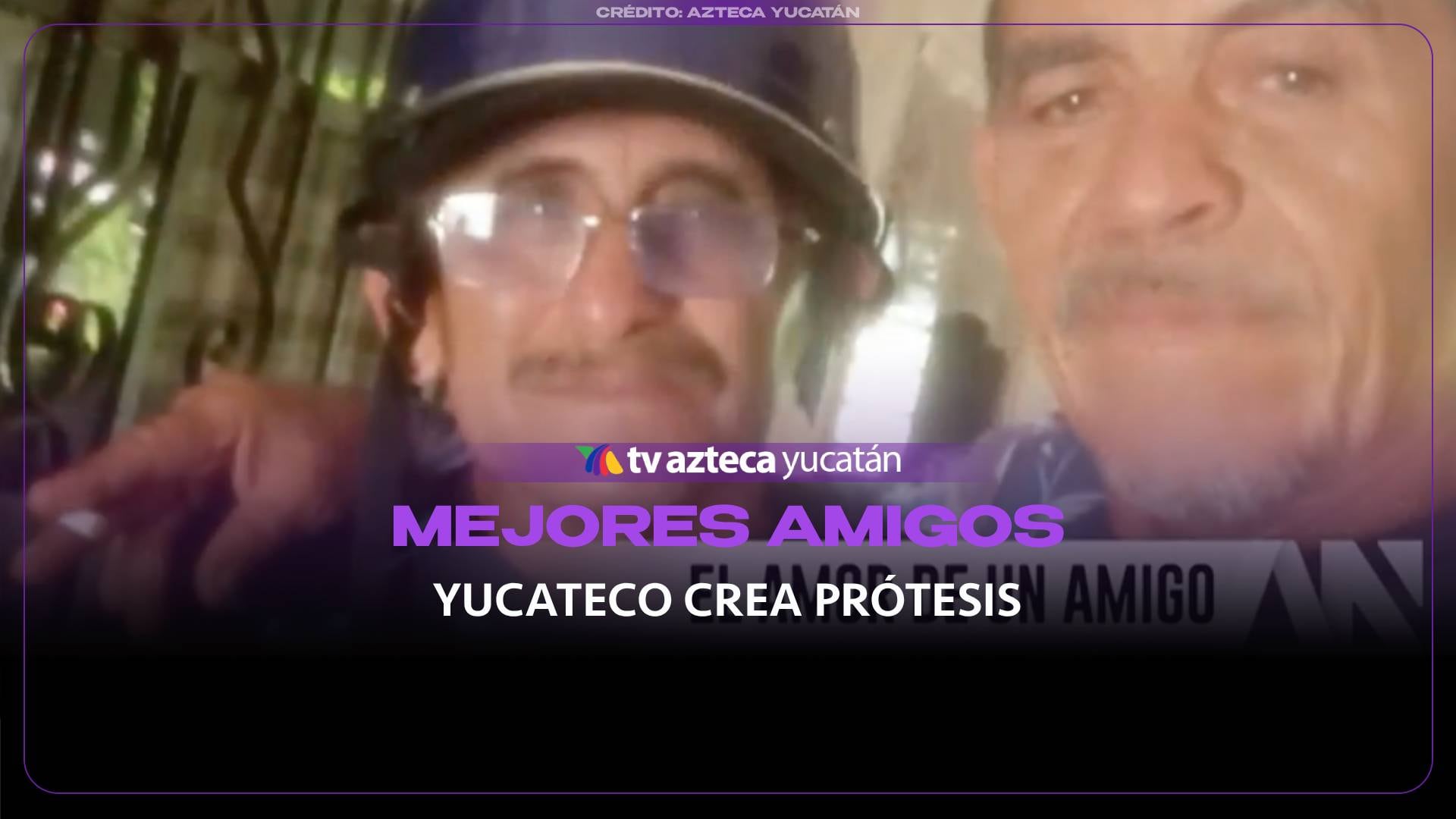 ¡El valor de la amistad! Yucateco crea prótesis para su mejor amigo; había perdido una pierna