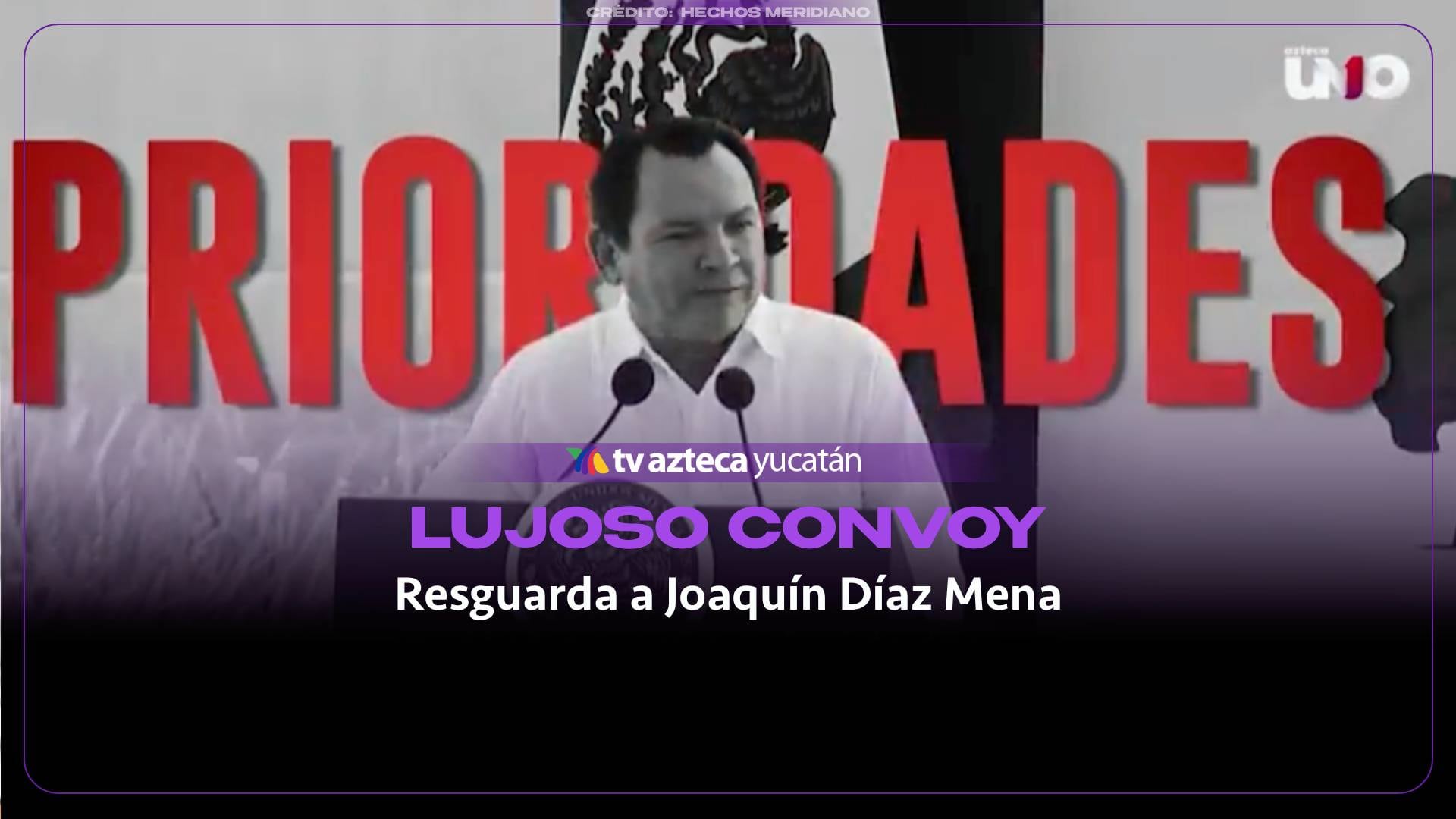Joaquín Díaz Mena, gobernador de Yucatán, se traslada en LUJOSO convoy de camionetas; ¿Cuánto cuestan?