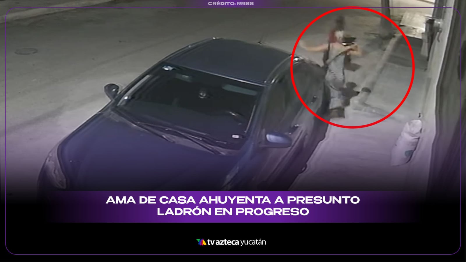 Alarma de casa habitación ALERTA a inquilina de robo y así actuó la mujer