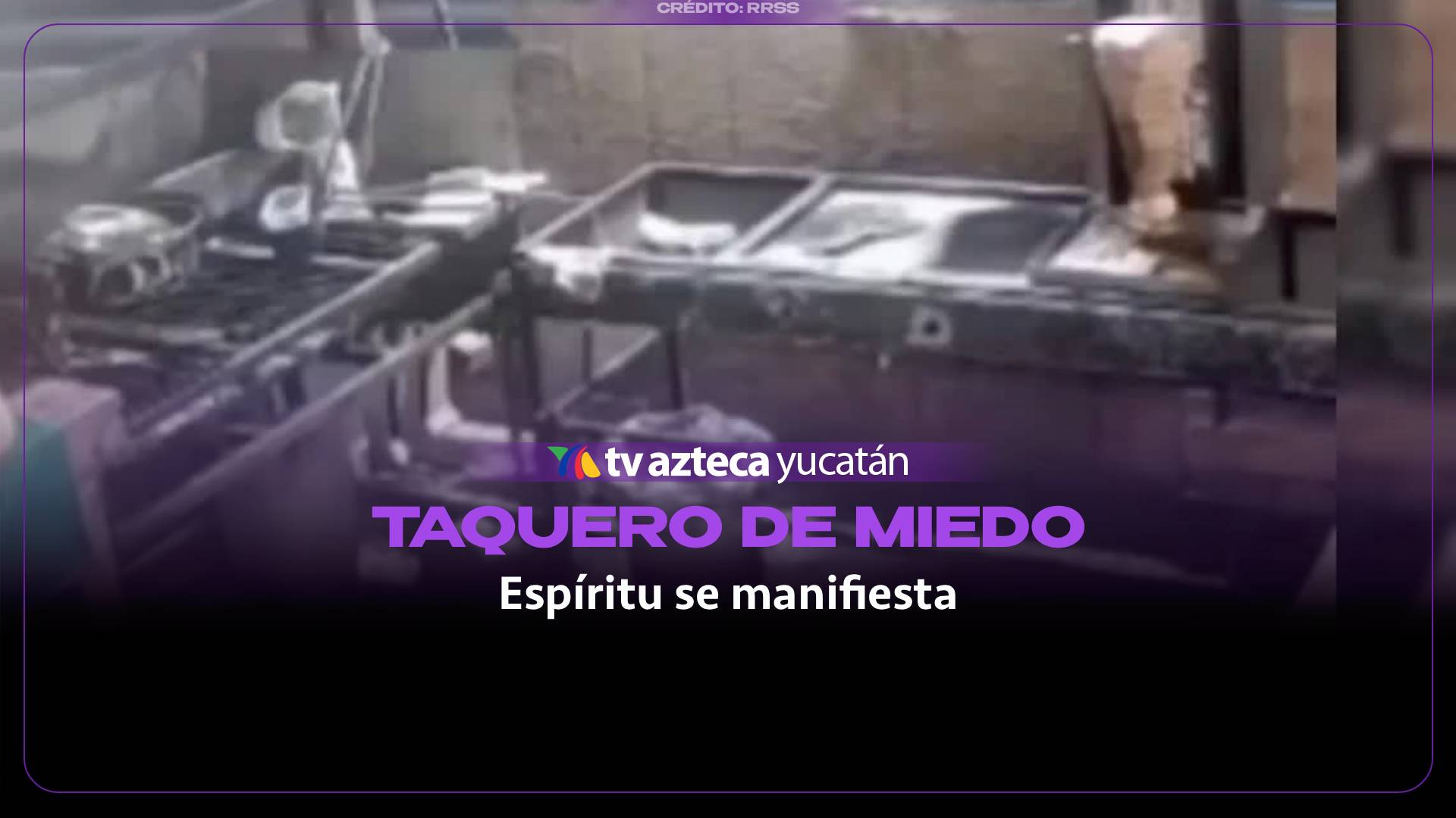 ¡OCTUBRE DE TERROR! Taquero es sorprendido por un fantasma dentro de su local; fue invocado con una canción de Slipknot