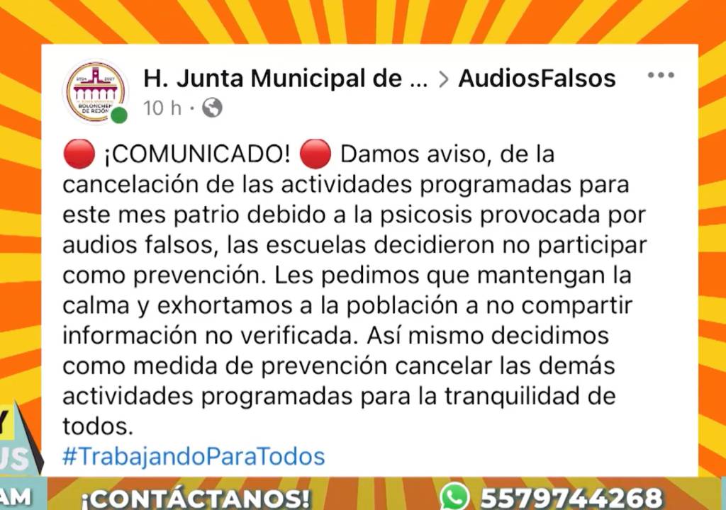 ¡Inseguridad a todo lo que da! Cancelan fiestas patrias en Campeche por amenaza de balacera