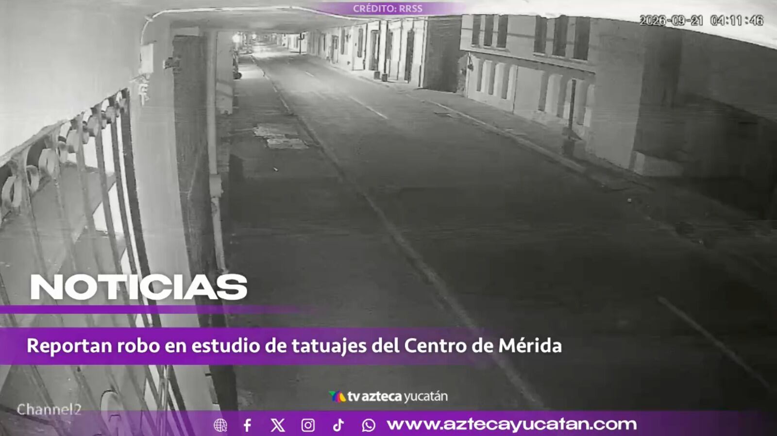Entran a estudio de tatuajes en el Centro de Mérida y se llevan 30 MIL PESOS; esto se sabe