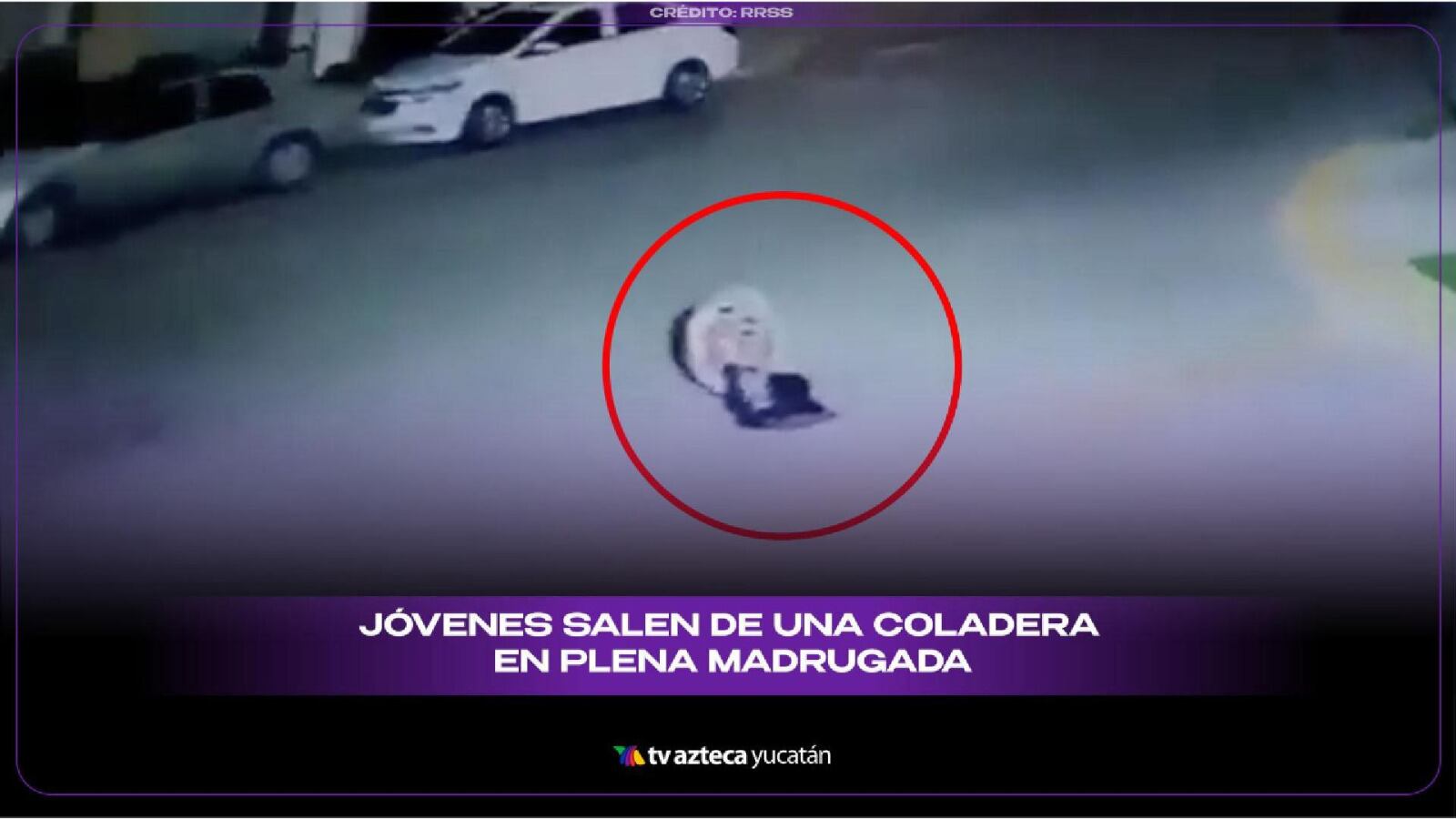 ¿TERROR o superación de la IA? Jóvenes son captados saliendo de la coladera en México durante la madrugada