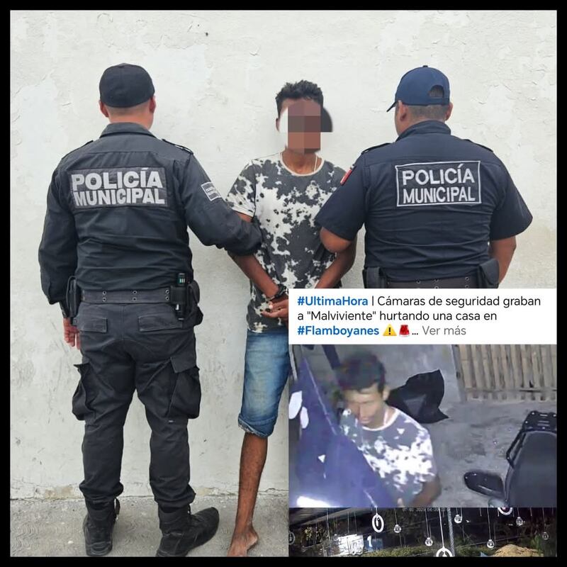 Por el presunto delito de robo a casa habitación, detuvieron a un hombre en Progreso
