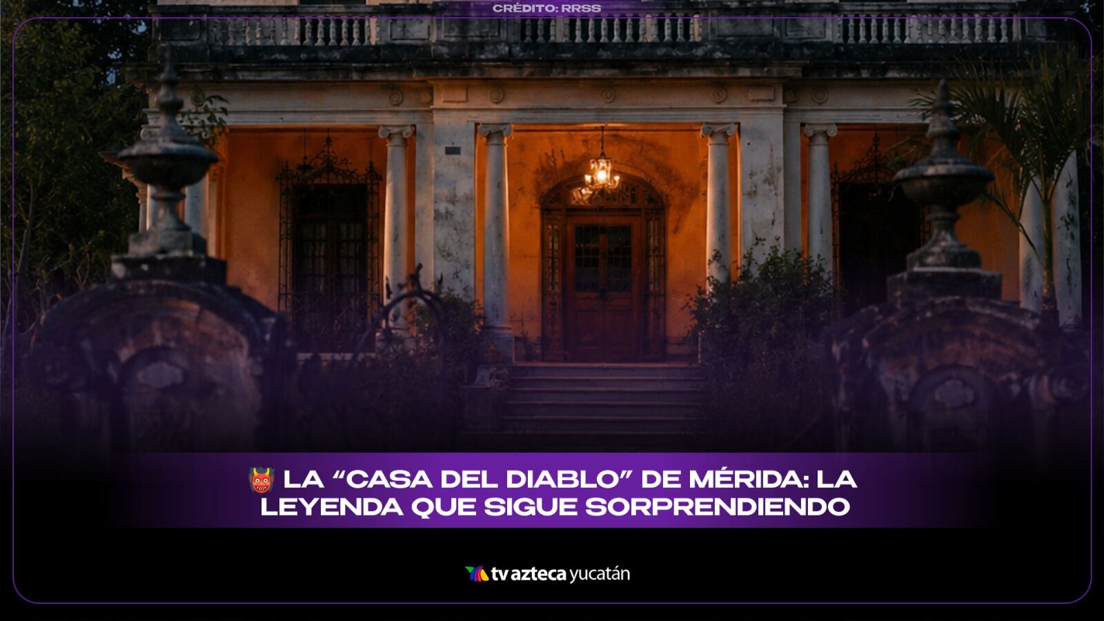 ¿Sabías que La Casa del Diablo está sobre la Avenida Colón de Mérida? Esto se sabe