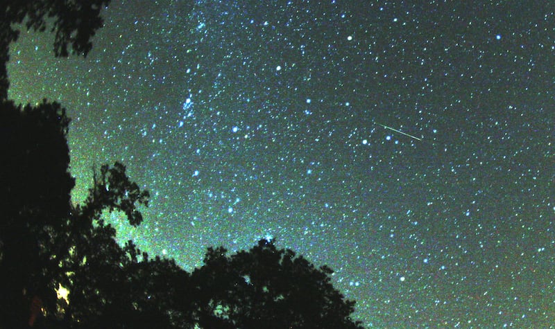 Lluvia de estrellas.
