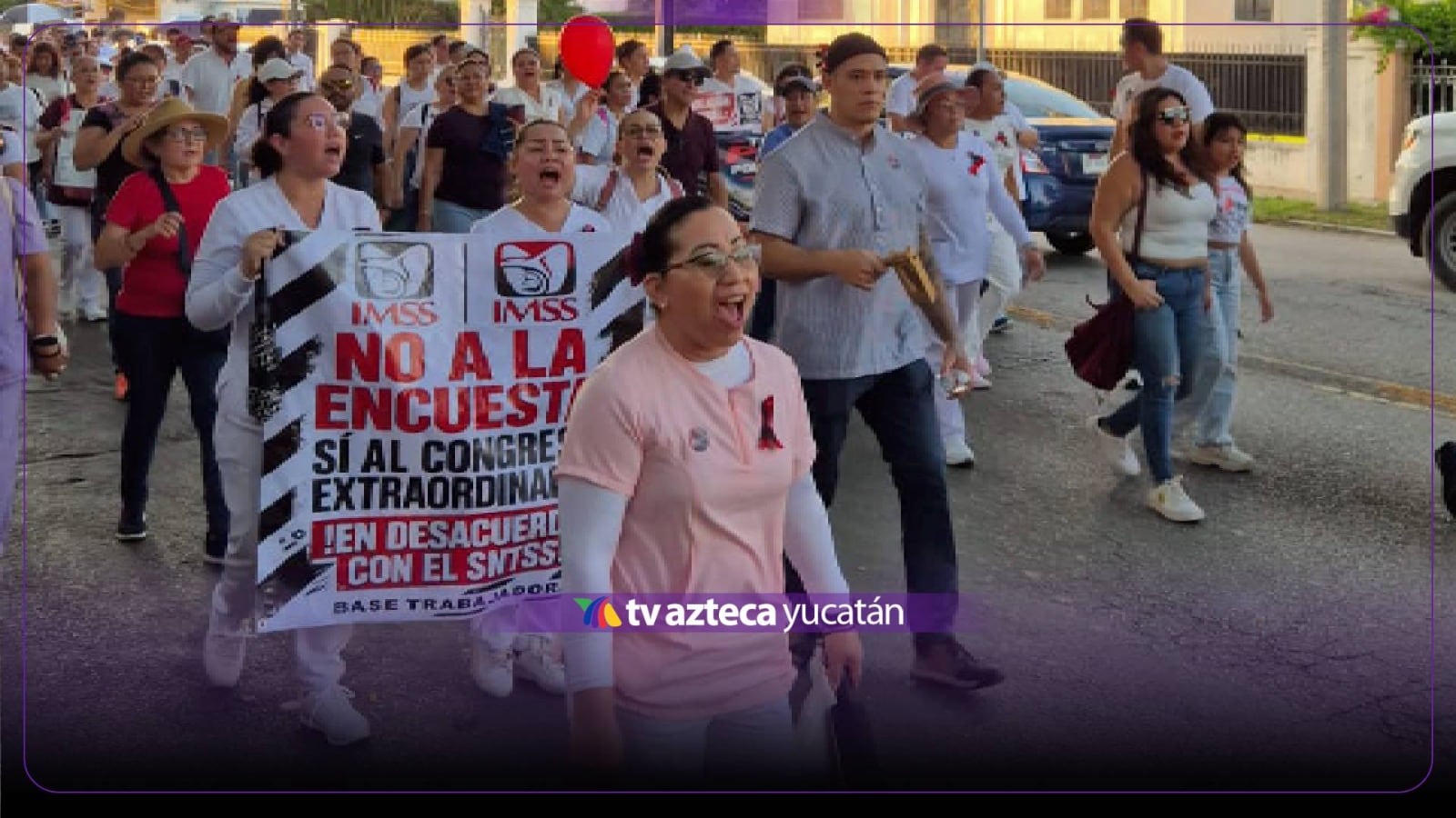 Personal médico del IMSS Yucatán se manifiesta hoy 13 de octubre; exigen mejores condiciones laborales
