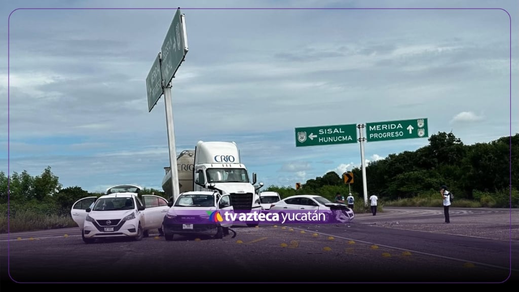 ¡Alerta vial! Reportan FUERTE ACCIDENTE en la carretera Hunucmá-Celestún; ¿hay heridos?