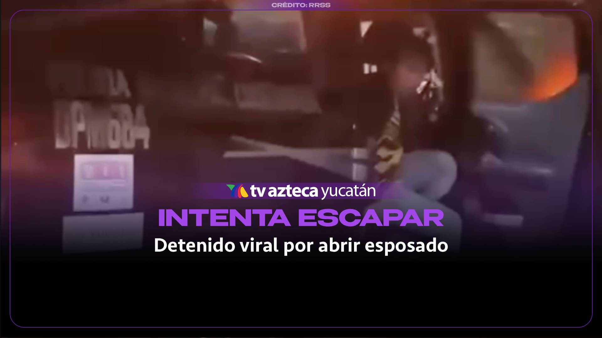 Joven DETENIDO en Yucatán intenta escapar y reacción de VECINAS se vuelve VIRAL (+VIDEO)