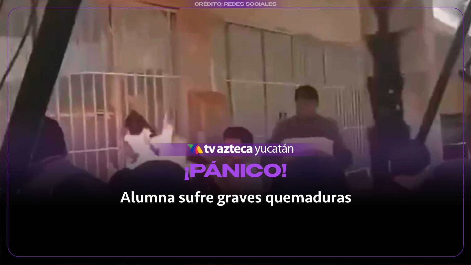 Alumna sufre graves QUEMADURAS al incendiarse su disfraz en festival del Día de Muertos (+VIDEO)