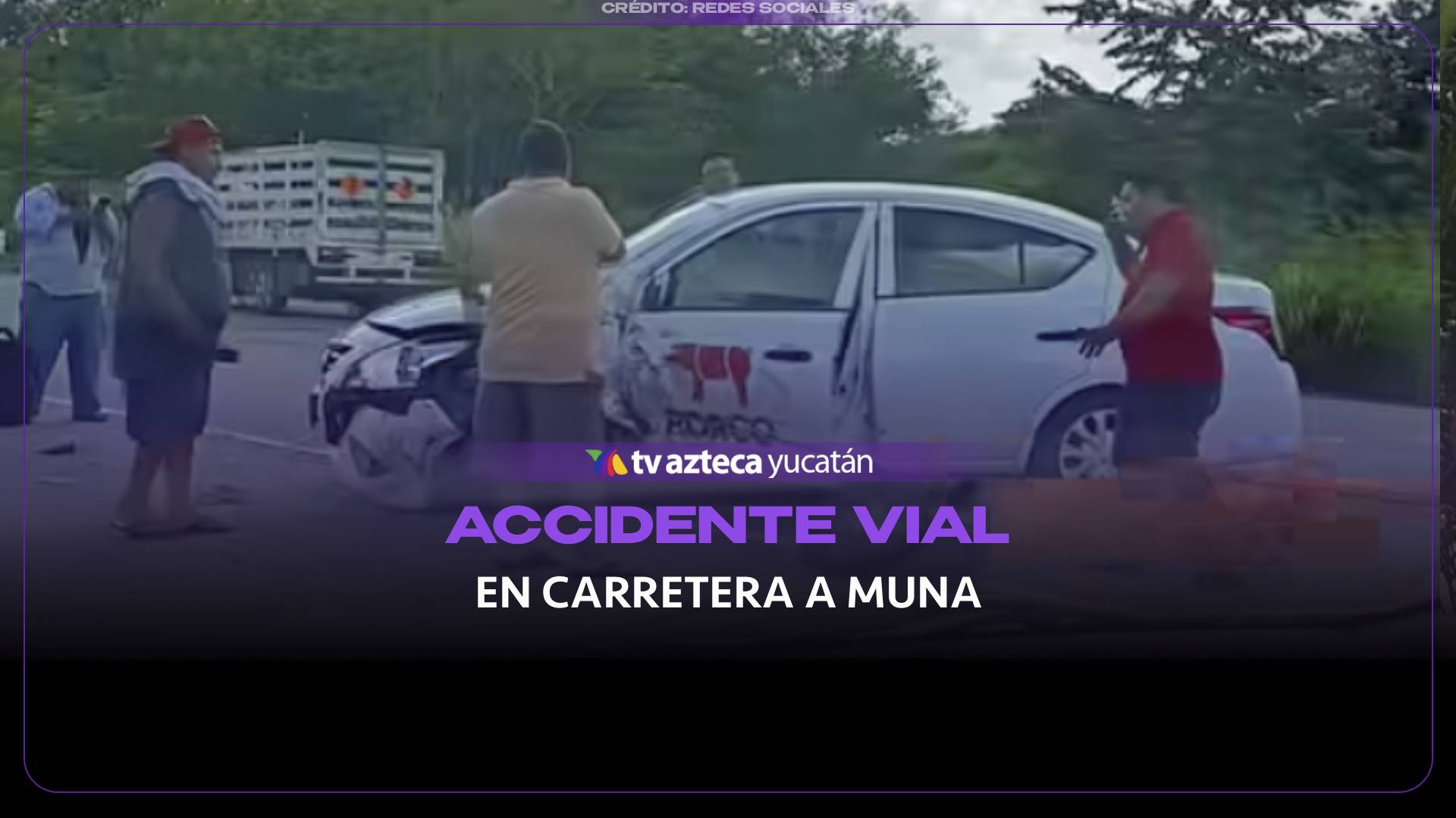 AL MOMENTO: Reportan CAOS VIAL por fuerte accidente en la carretera a Muna; ¿hay heridos?