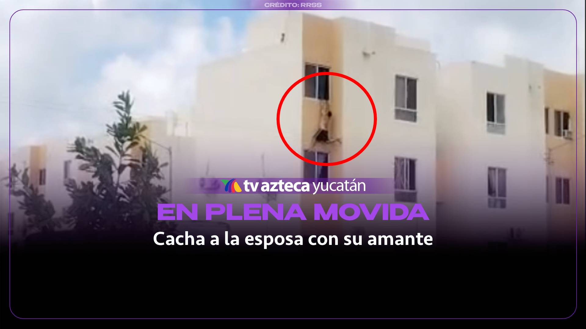 Hombre cacha a su ESPOSA con su AM4NTE en la Península de Yucatán, intenta huir por la ventana y termina cayénd0se del tercer piso