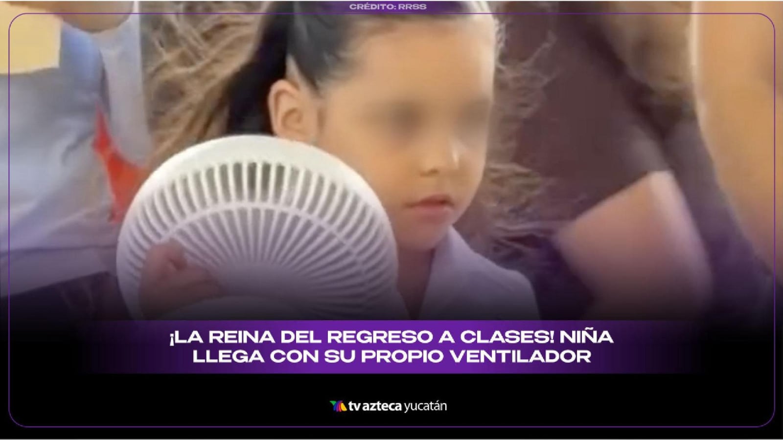 Niña impone moda tras REGRESO A CLASES en medio de la OLA DE CALOR; así la captaron