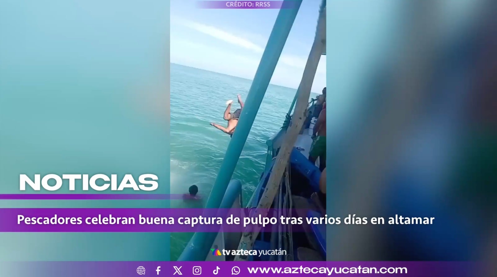 ¡Al fin! Pescadores de pulpo en Yucatán logran buen botín tras varios días en altamar; así lo celebran