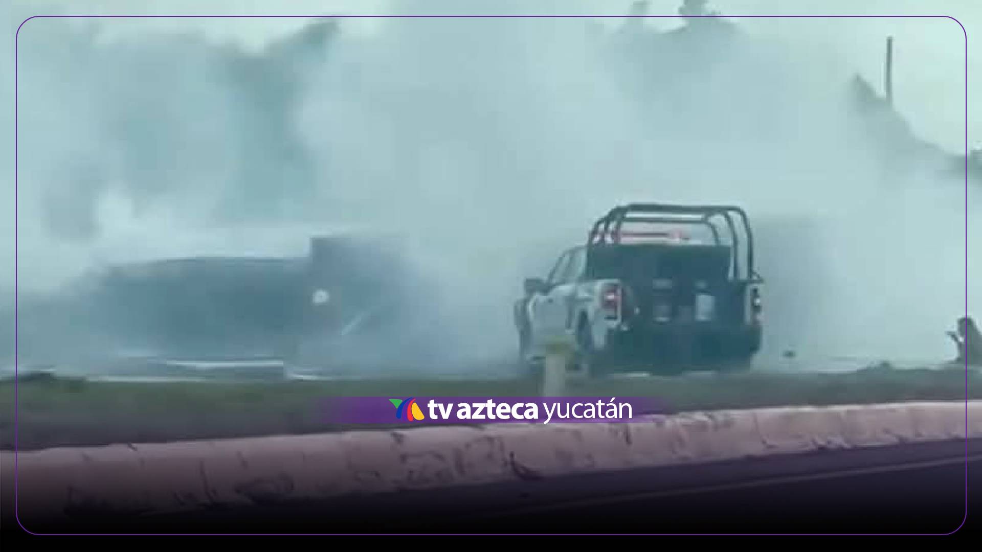 Reportan fatídico ACCIDENTE en la Campeche-Mérida, hay una persona S1N VIDA
