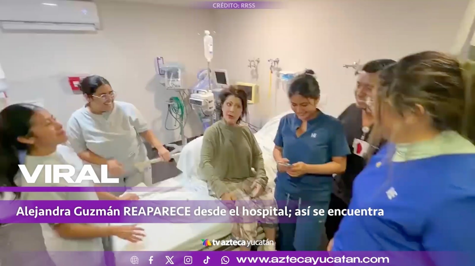 Alejandra Guzmán reaparece en el hospital tras zafarse la cadera en pleno concierto; ¿Está grave?