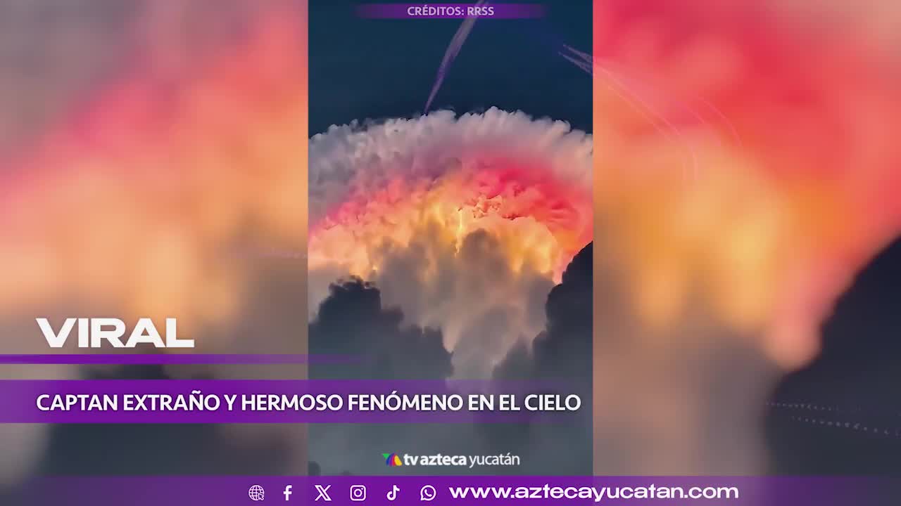 Captan EXTRAÑO y HERMOSO FENÓMENO en el cielo; ¿qué efecto es y cómo ocurrió?