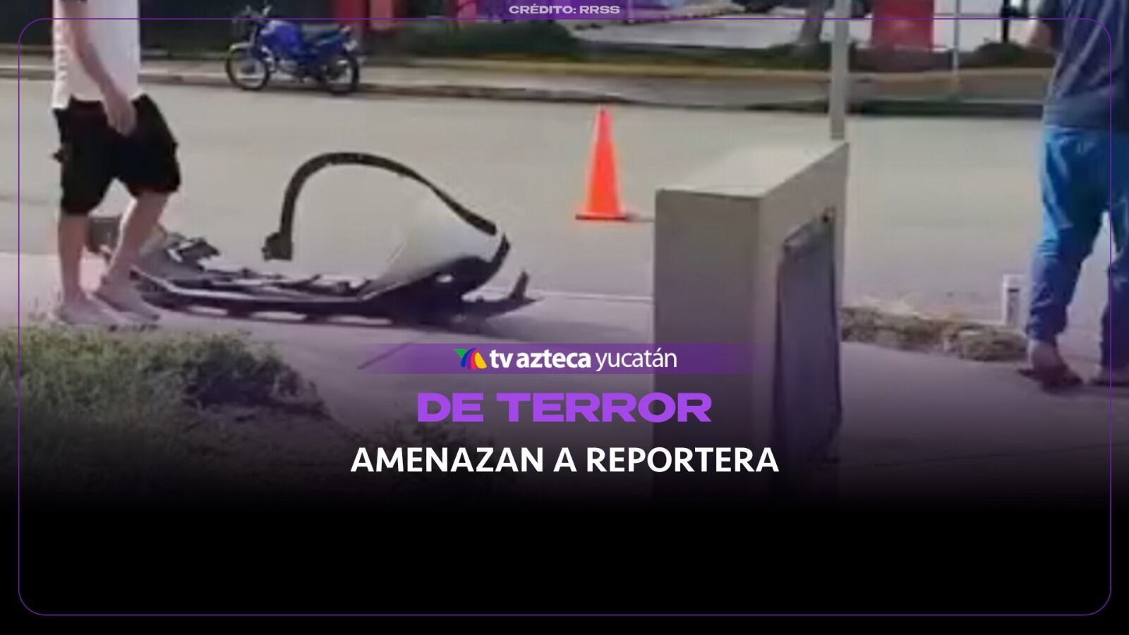 Reporteros van a cubrir accidente en Los Héroes y terminan AMENAZADOS; todo quedó grabado en VIDEO