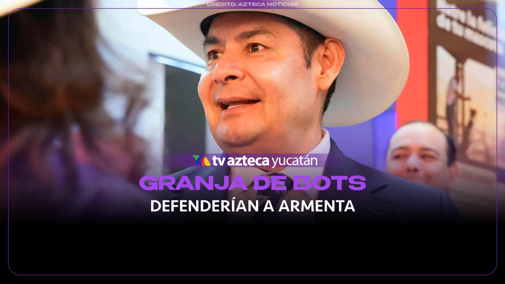 Granja de bots defenderían a Alejandro Armenta, gobernador de Puebla, en redes sociales