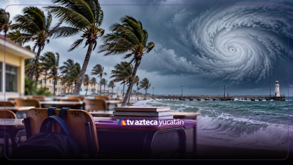 ¡Es OFICIAL! No habrá clases este jueves 8 de octubre en municipios costeros de Yucatán por tormenta tropical Isaías