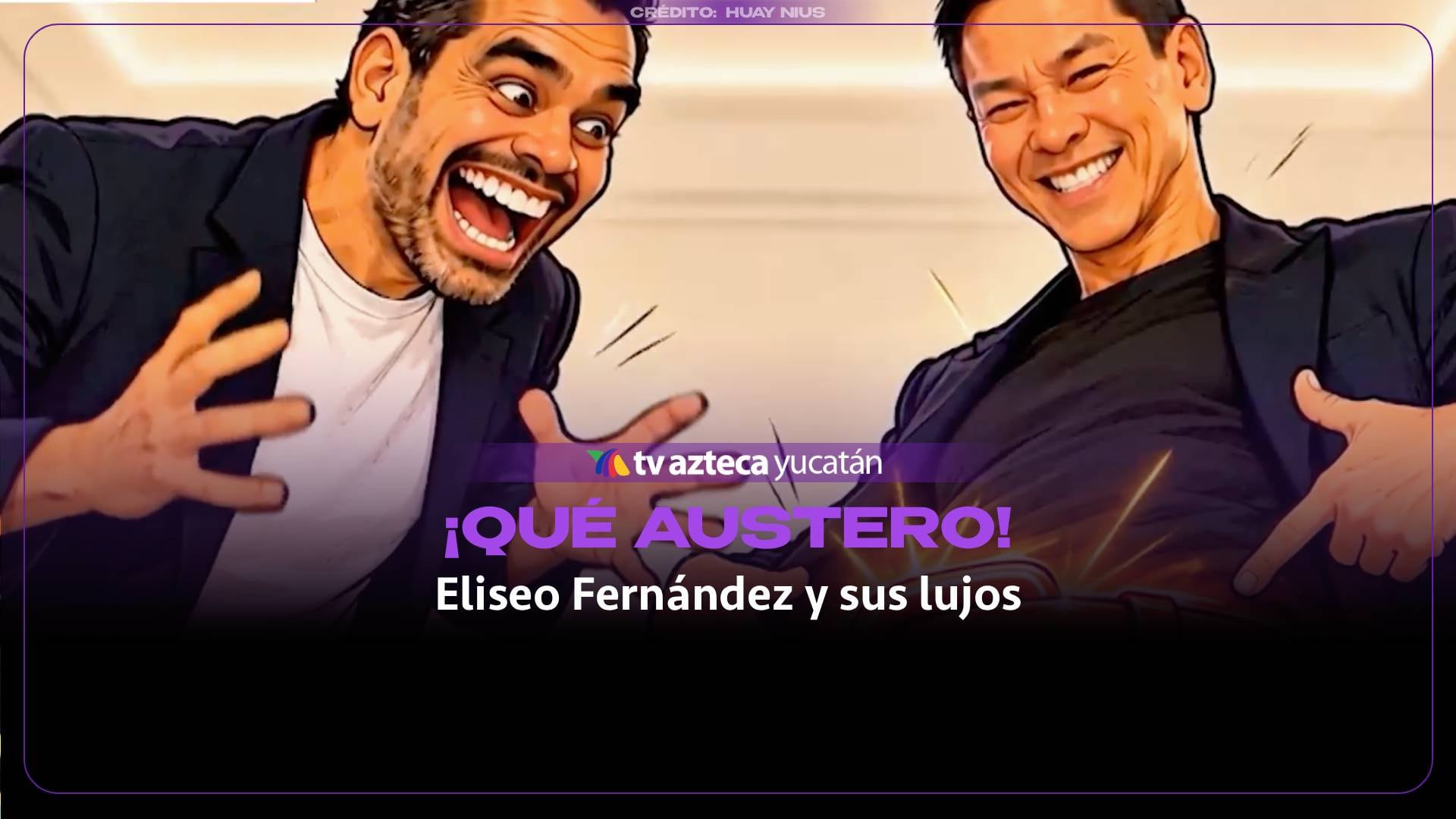 ¡Fosfo, fosfo! Exalcalde de Campeche, Eliseo Fernández, posa con lujoso cinturón