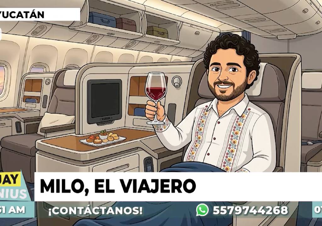 ¡Cuanta austeridad! Milo Barrera, secretario de Economía en Yucatán, viajó a Europa en primera clase