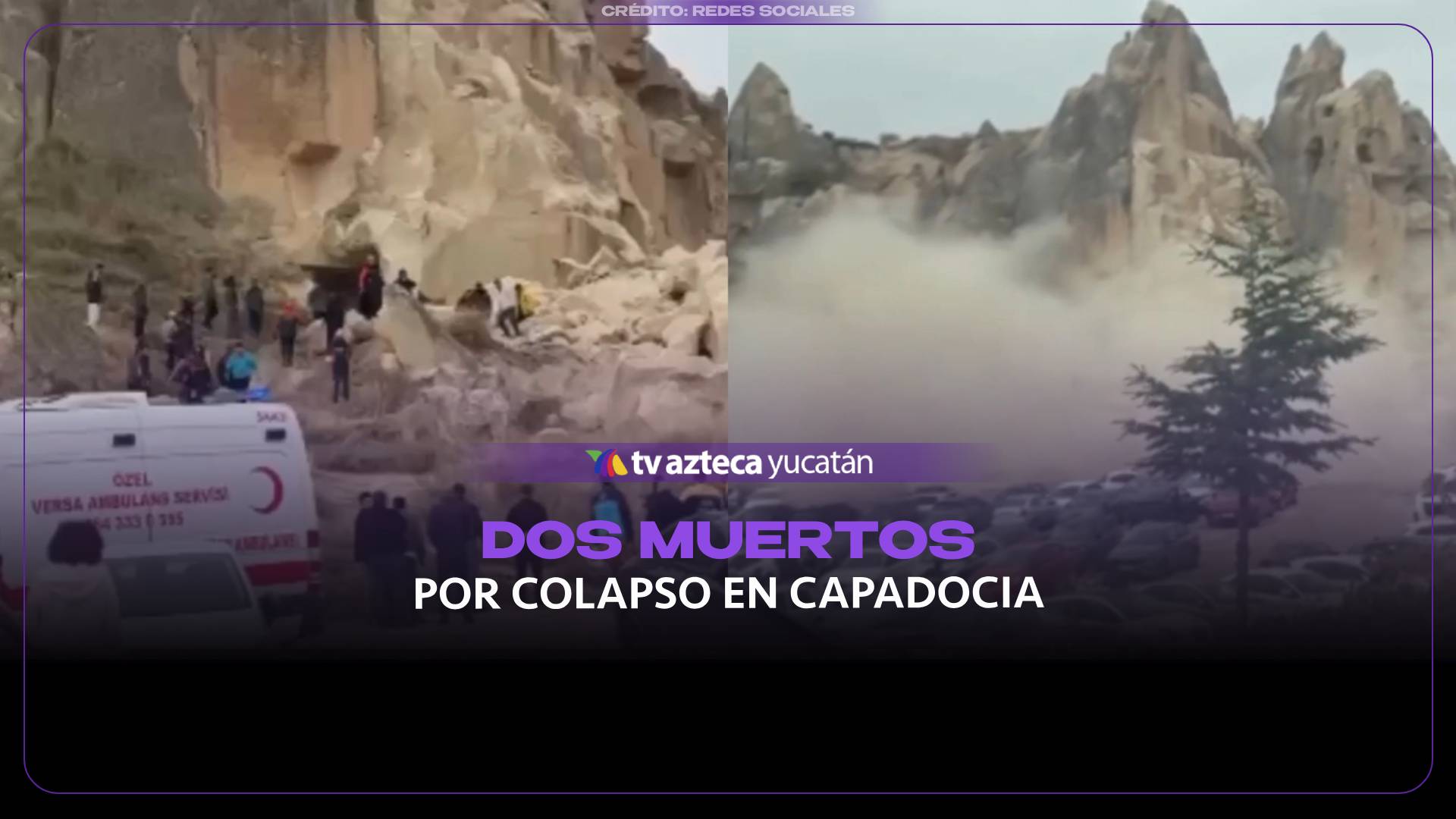 ¡Tragedia en Turquía! Derrumbe en zona turística deja TRES MUERTOS y cinco heridos; esto se sabe